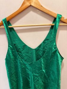 Emerald Green Beautiful satin Top
