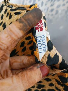 Animal Print satin Slip Dress