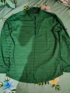 Green Striped Shirt