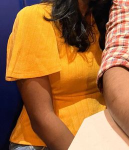 Yellow Flutter Sleeve Top