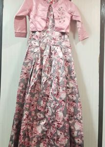 Sleeveless Gown With Jacket