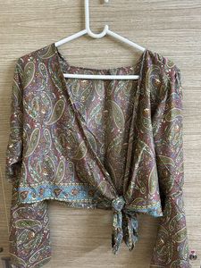 Wrap Around top With Pants