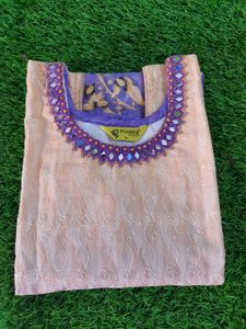 Lavender-offwhite Kurti