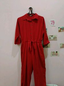 Maroon Jumpsuit