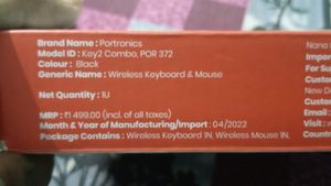 Portronics Wireless Keyboard And Mouse