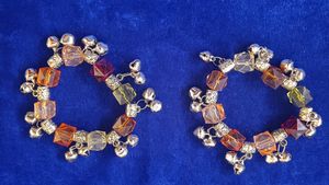 Cristal With Ghughri Bracelet.