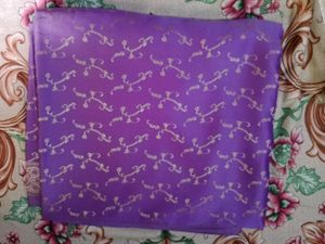 get it for 450/- Purple Banarasi Silk Saree