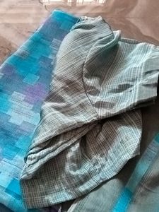 Carpe saree With Stitched Blouse