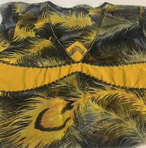 Peacock Print Transparent Kurti