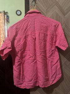 Pink Button-Down Shirt