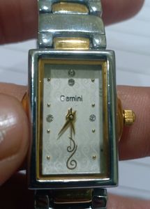 ORIGINAL GEMINI LADIES WATCH. DIAMOND STUDDED