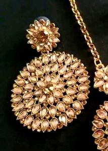 Golden Diamond Earrings