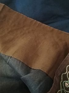 Simple Stone Works Saree Ramar Blue Sare