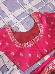 Stunning Pink Embroidered Lehenga Choli