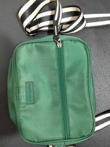 Green Sling Bag For Women And Girls.