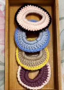 Handmade Crochet Hair Ties/ Band