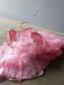 pink Princess Fancy Pari Frock &amp; Dress