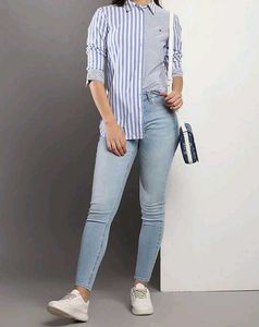 Tommy Hilfiger Women Regular Fit Striped Shirt