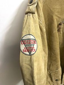 Retro Corduroy hooded jacket