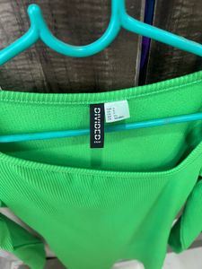 Green Bodycon Mini Dress