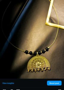 Antique Pendant Invisible Chain