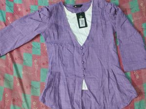 Purple Button Up Shirt