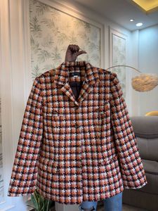 Houndstooth Pattern Jacket