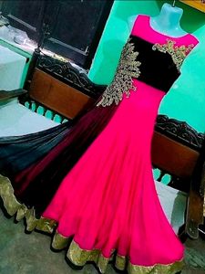 Rose Pink Party wear Gown🌸💕