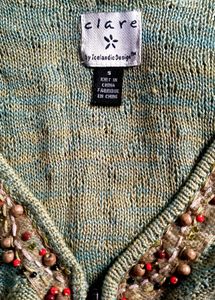 Green Ekle&#39; Cardigan