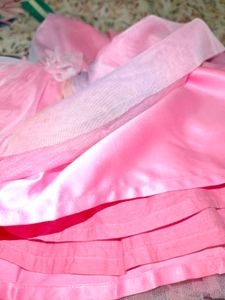 Pantaloons Baby Pink Party Frock Ideal For Gifting