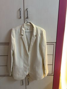 H&amp;M Off White Formal Blazer- Worn Once