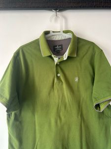 Olive Green Polo Shirt size L stretchable to XL