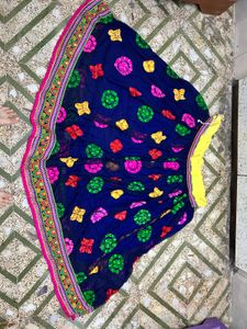 Colorful Embroidered Skirt And Chaniya Choli Combo