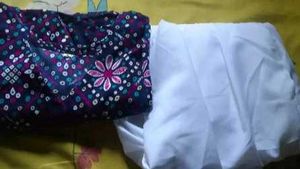 sleeveless top with Patiala