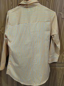 Striped Button-Down Shirt