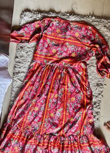 AND Floral Maxi Dress With Pockets
