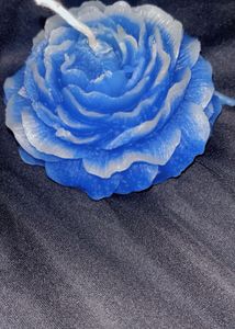 Poney Blue Rose Candle