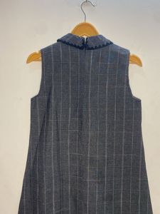 Girls' Checkered Sleeveless Dress