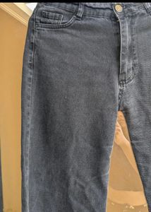 Charcoal Colour Jeans For Girls