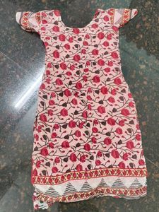 Floral Print Kurti Top