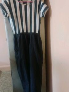 black and white jumpsuit