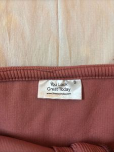 LITTLEBOX Rustic Pink Tube Style Top