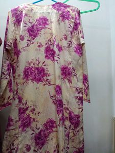 Floral Oversized Print Kurta