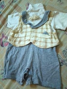 Baby Boy's Gentleman Romper