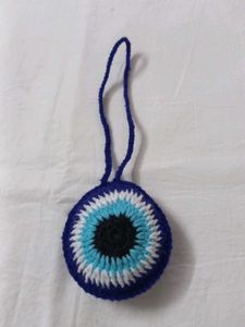 Crochet Evil Eye Hanging Decor