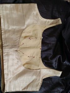 Sleeveless Blouse With Sequence Work