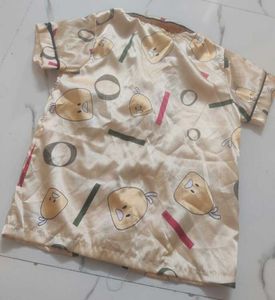Kids Girls Night Wear Shirt (12-18 Months)