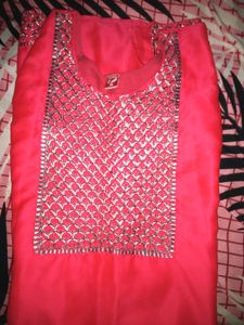 Pink kurta, used only once.