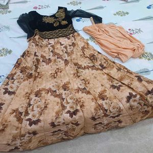 Anarkali Handwork Party&#39; Wear Gown
