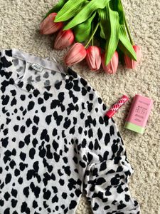 Dalmatian Print Sweater Top